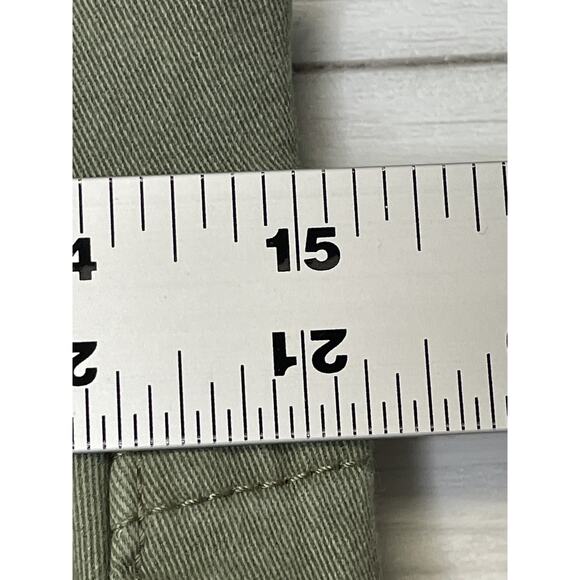 J Crew Jeans Womens 27 Olive Green Stretch Skinny Pants E6687 Mid Rise Casual - Picture 6 of 16